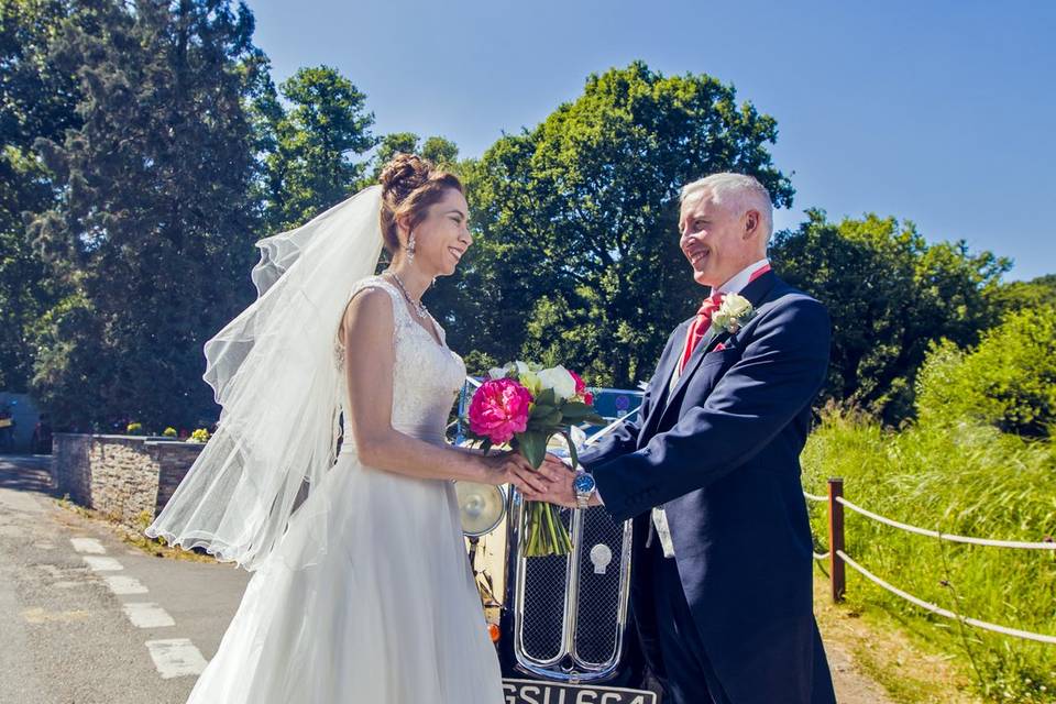 Wedding is in farnham, england