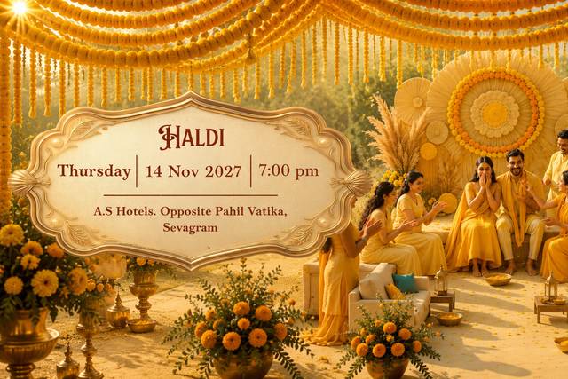 Haldi Invitation