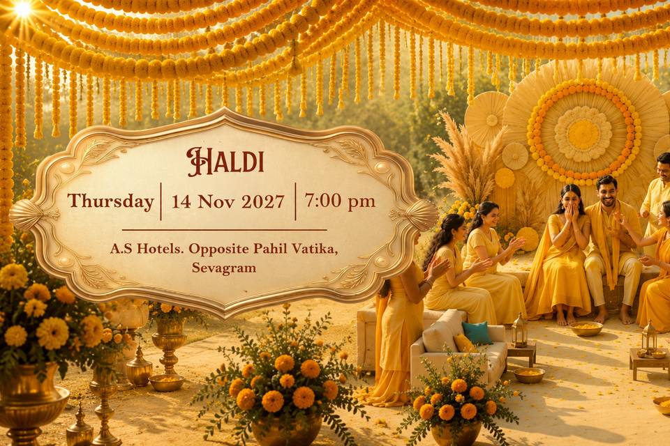 Haldi Invitation