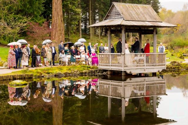 An outdoor ceremony
