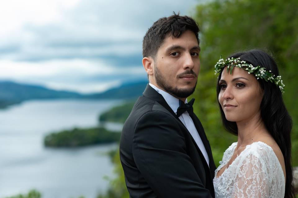 Tom and Sarah in the Highlands