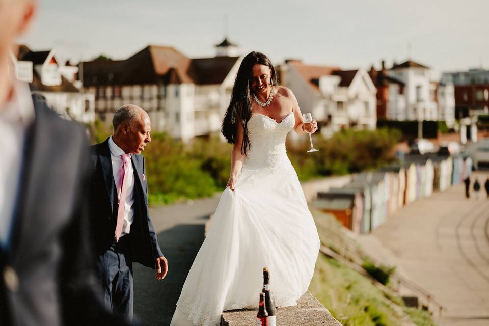 Couples walking together