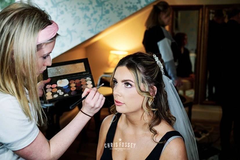 Amy clarke wedding makeup