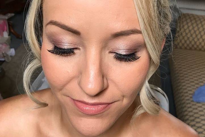 Defined eye makeup