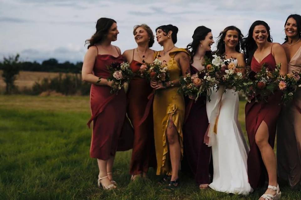 Beautiful bridesmaids