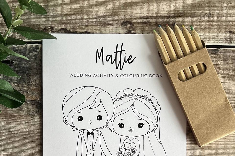 Kids Wedding Activity Book