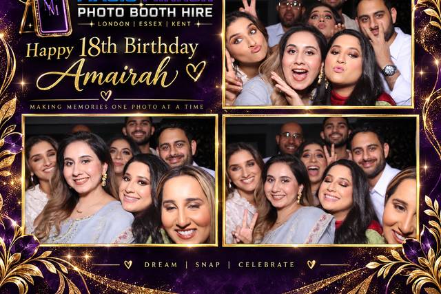 Large Group Photo Booth Party