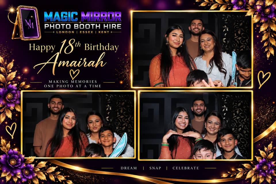 18th Birthday Magic Mirror