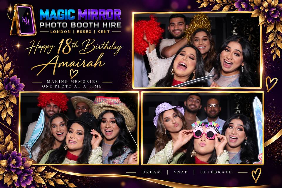 18th Birthday Photo Booth