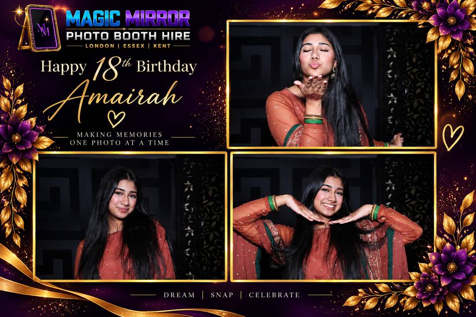 18th Birthday Magic Mirror