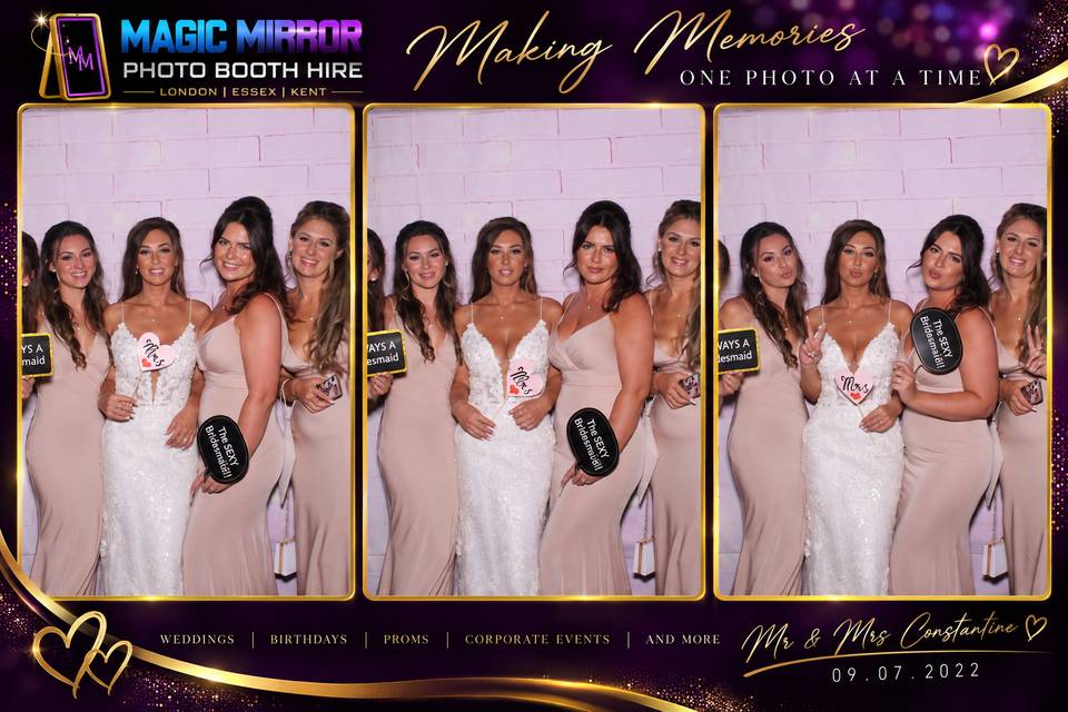 Bridesmaids Magic Mirror Booth