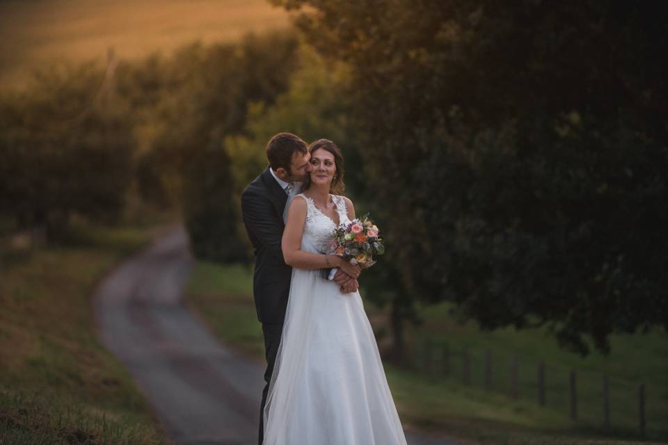 Couple at sunset