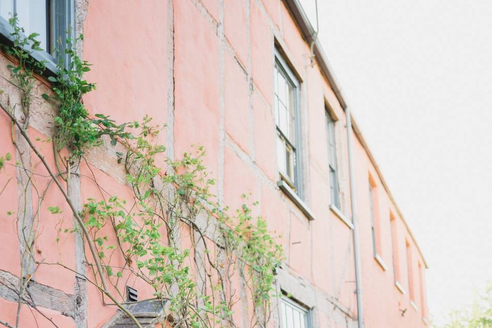 Couple outside House