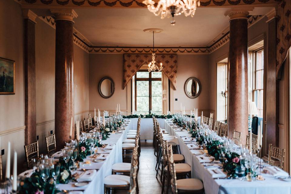 Ball room wedding breakfast