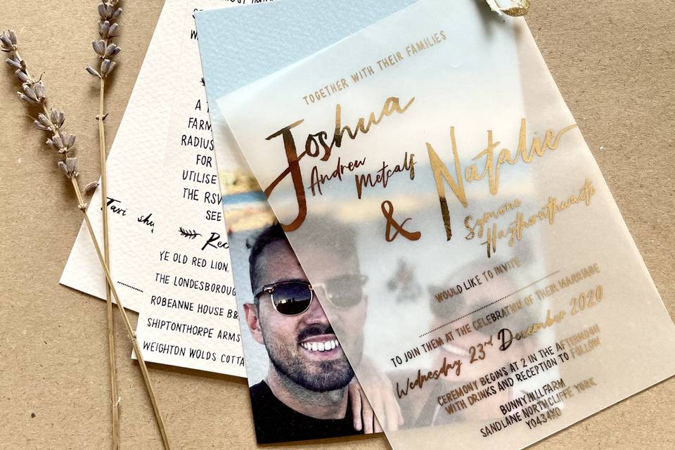 Layered invitation