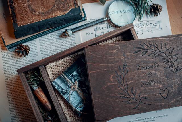Wooden USB gift box