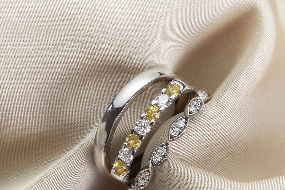 Wedding bands for her