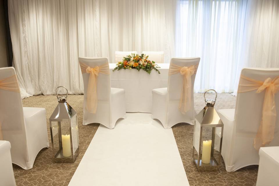 Decorated Ceremony Room