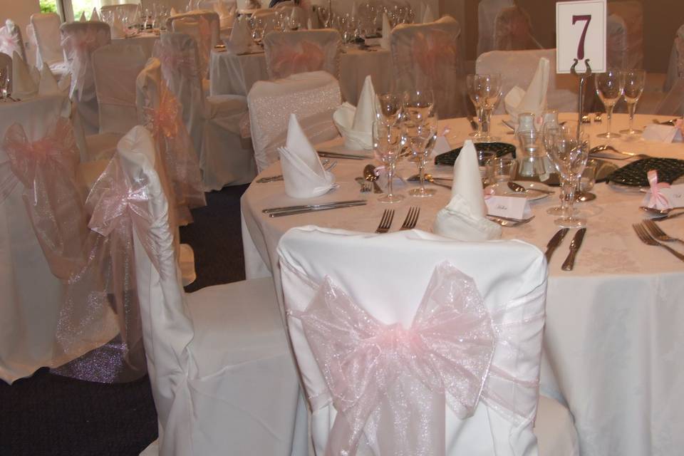 Parkfield, Ross-on-Wye Wedding - Baby Pink