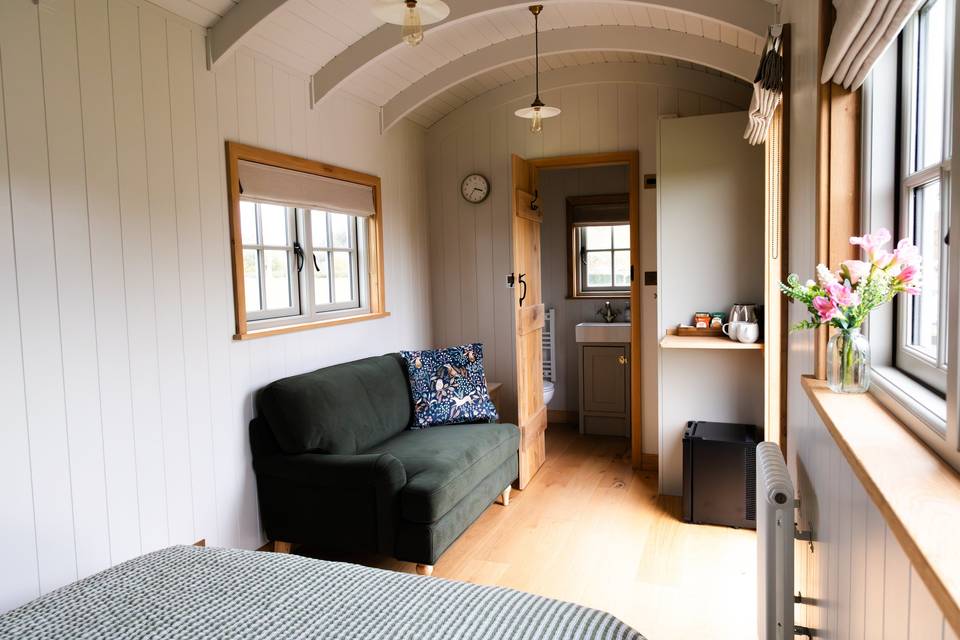 Shepherd's Hut - Interior