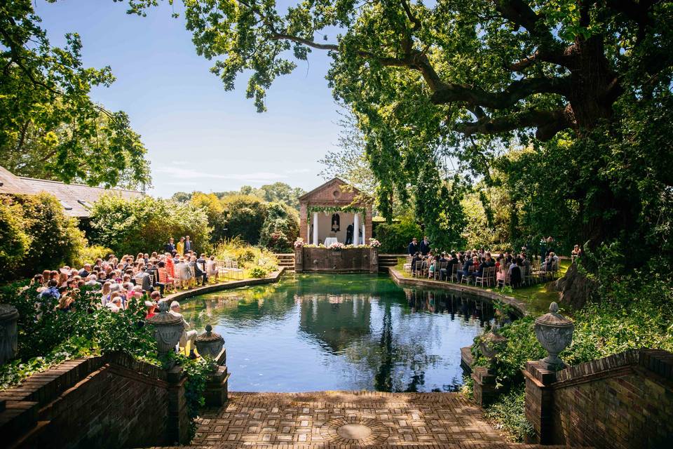 Ceremony at our amazing Temple