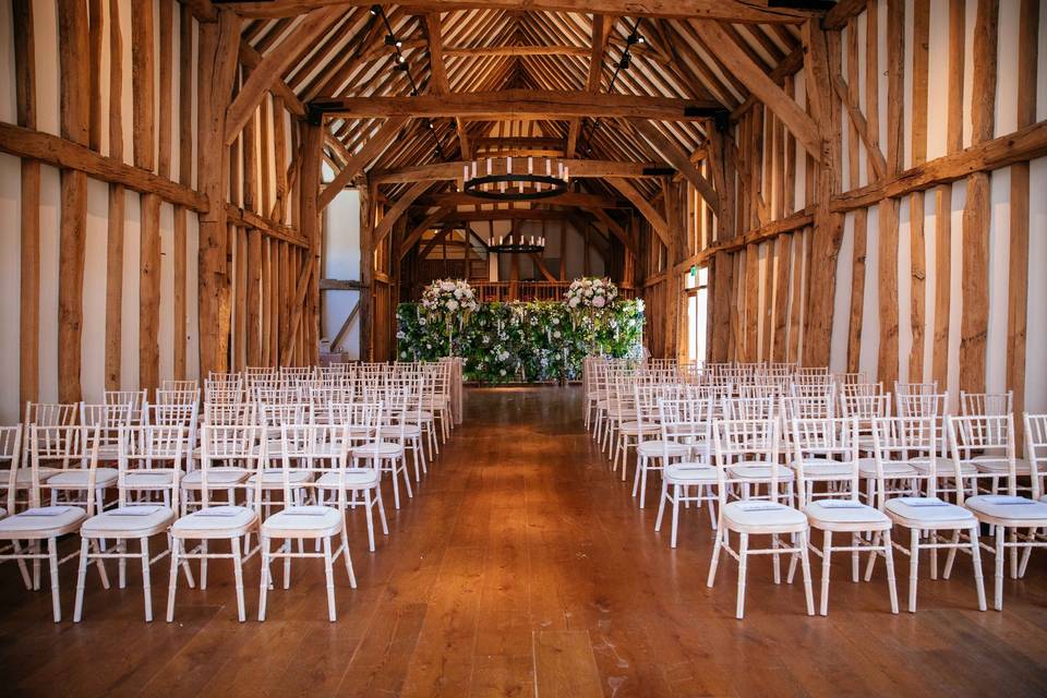 Ceremony in The Great Barn