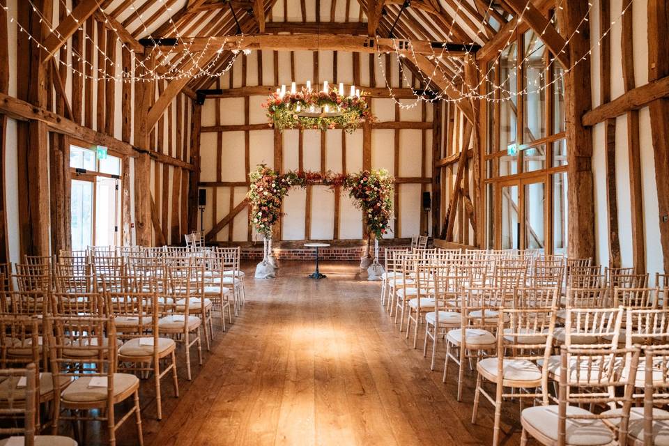 Ceremony in The Great Barn