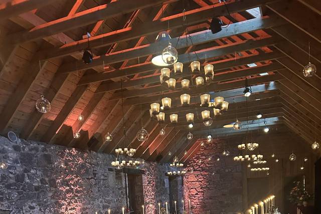 Wedding reception setup coordi