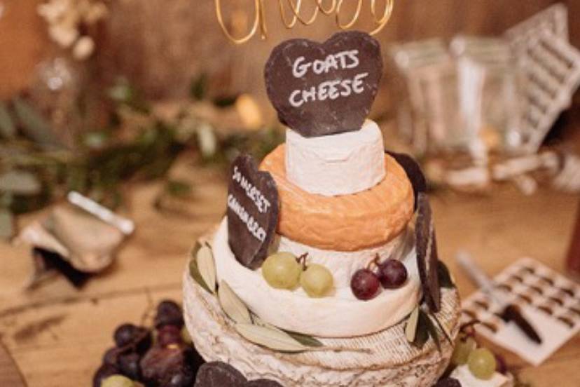 Cheese wedding cake