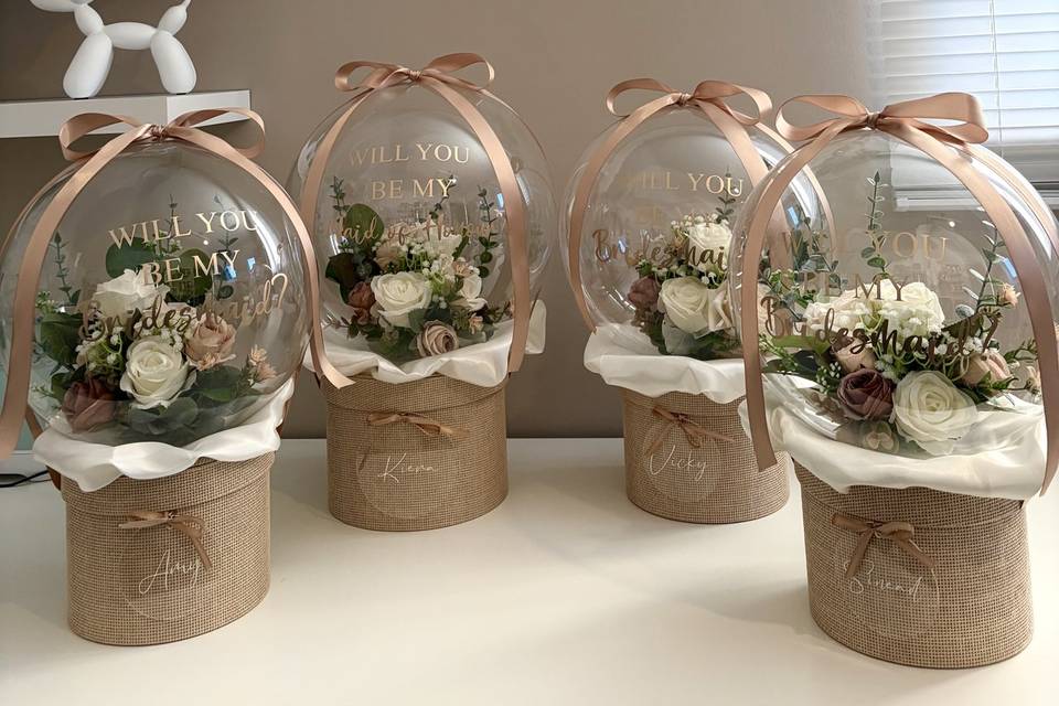 Bridesmaid boxes