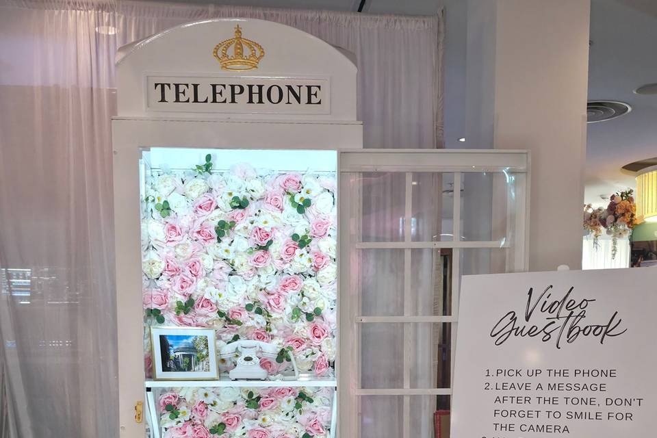 Blush and Bloom flower wall
