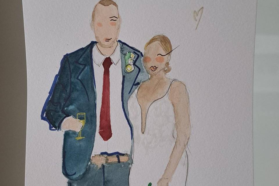 The Bride and Groom Portrait