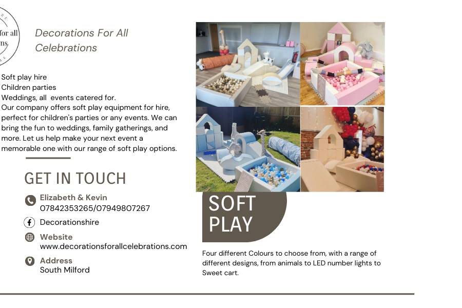 Soft play for hire