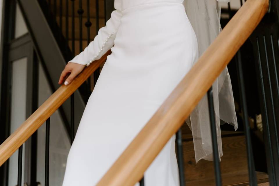 Happy bride