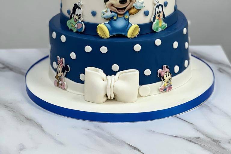 Cartoon themed cake