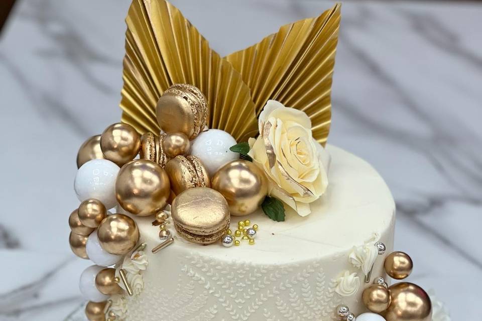 Celebration with gold accents