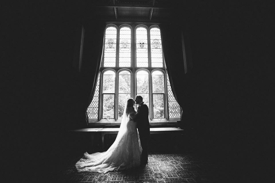 Couple in Bench Rooms