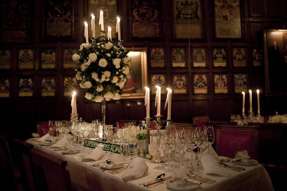 Great Hall flowers