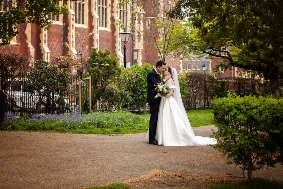 Couple in grounds