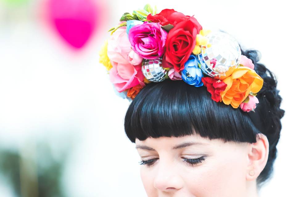 Colourful headdress