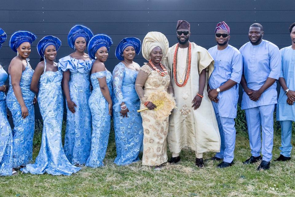 Trad bridal party