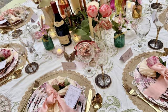 Secret Garden Tablescape