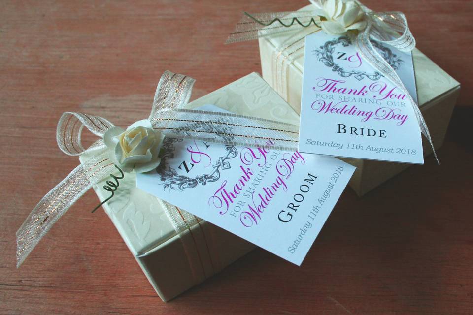 Wedding gifts