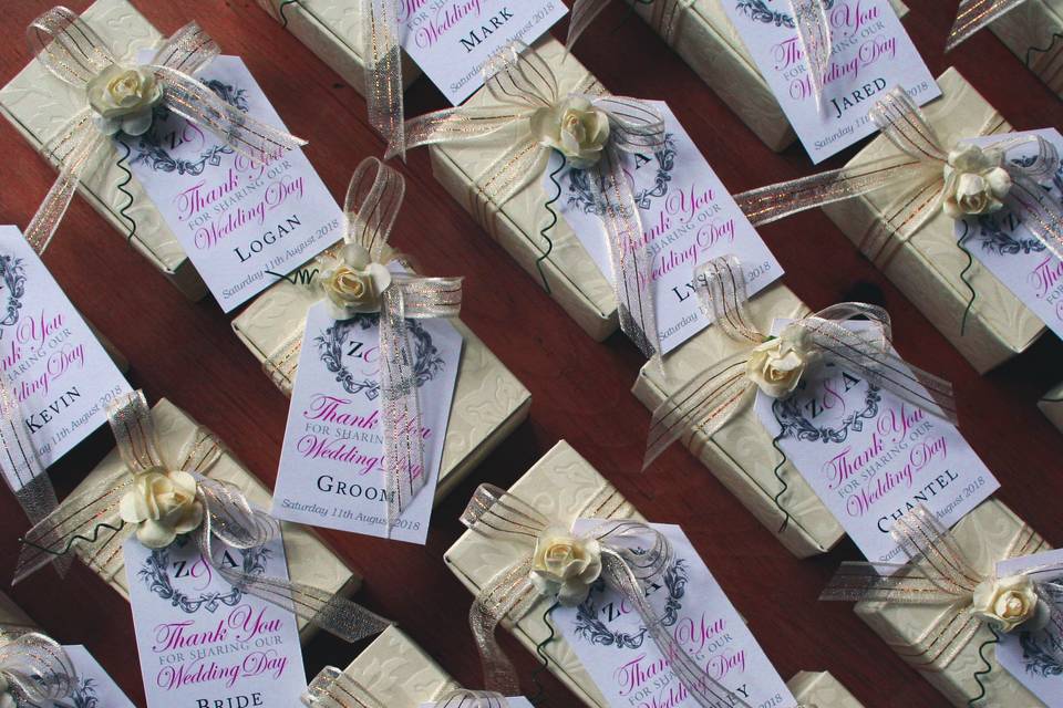 Wedding Favours