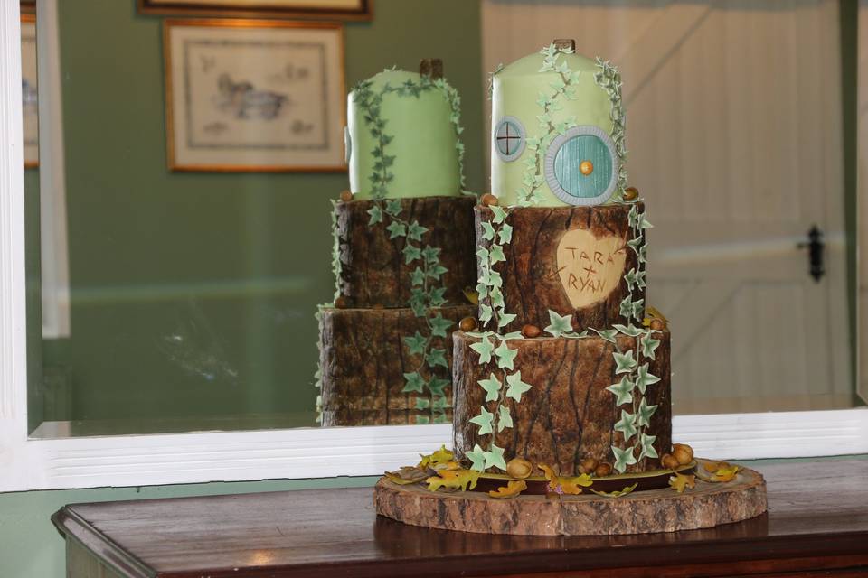 Hobbit Themed Wedding Cake