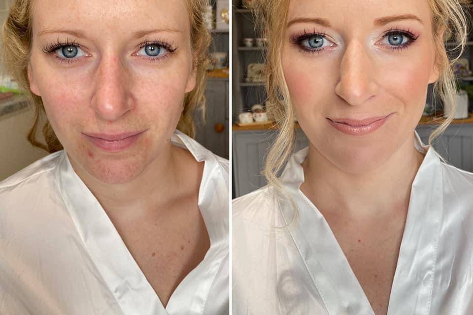 Bridal before and after