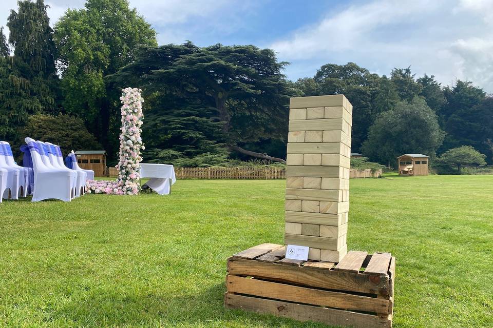 Giant Jenga hire