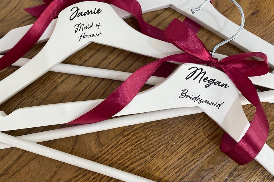 Personalised hangers