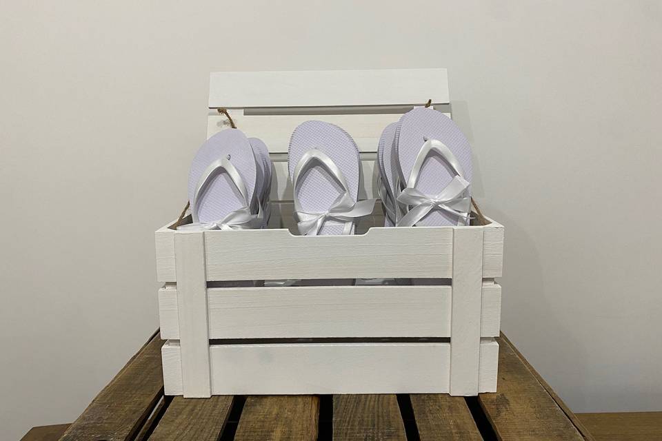 Flip flop boxes for hire