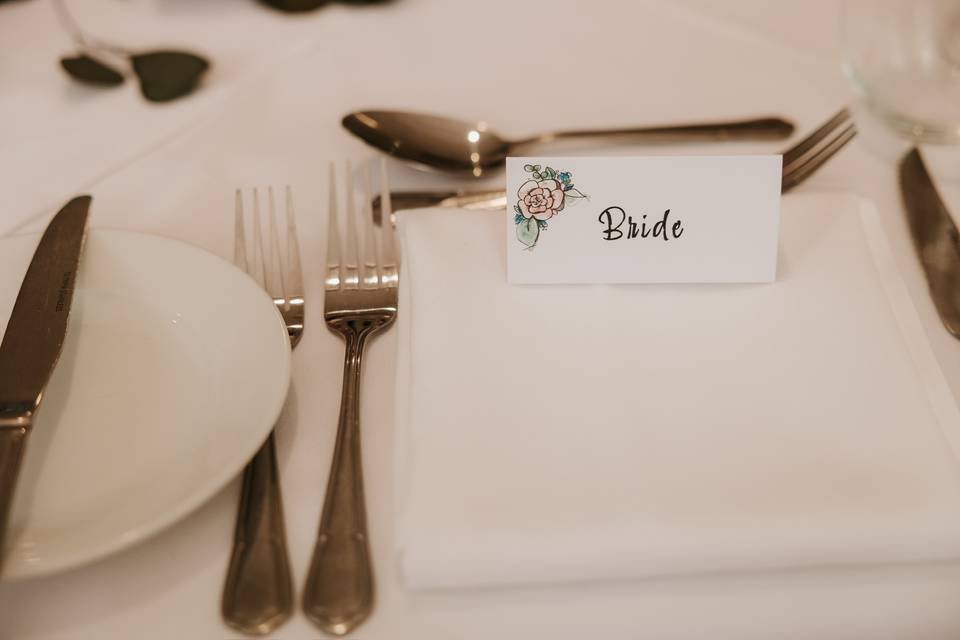 Place cards - stationary